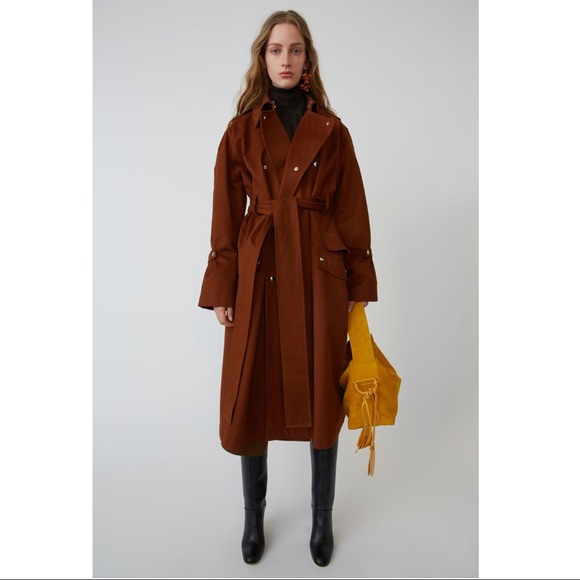 Brand New Acne Studio Oversized Trench Coat - Picture 8 of 10